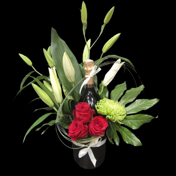 Pot de fleurs de Luxe XL, Jardinière Royal Champagne Rosé