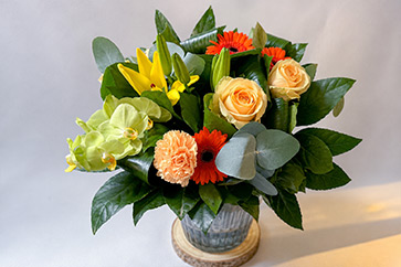 Bouquets blanc/vert