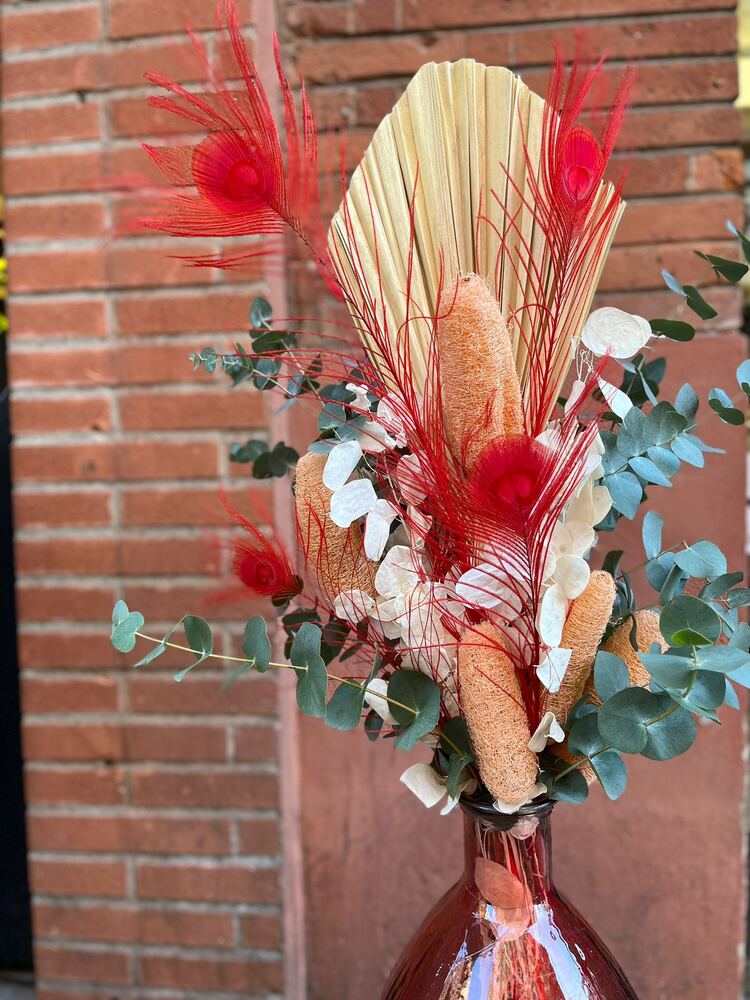 Décoration fleurs séchées sur pied